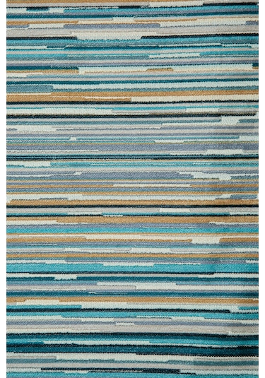 Şerit Kadife Kırlent Kılıfı Yeşil V1 45x45 Yeşil