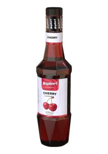 Saphori Kiraz Aromalı Kokteyl Şurubu Kiraz Şurubu 700 Ml