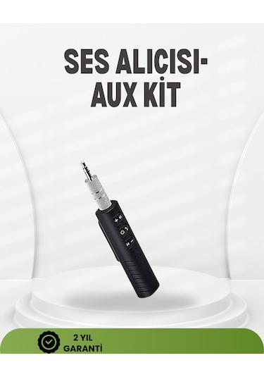 Kablosuz Ses Çözümü - 3.5mm Jaklı Bluetooth Müzik Alıcısı