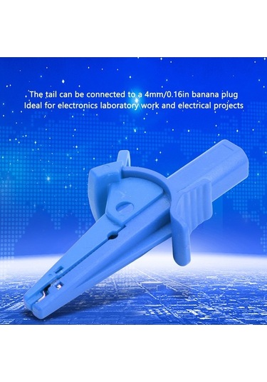 Fortunelane Kapalı 20mm Açılışlı Islak Test Klembi, 4mm Muz Soketi İle, Otomobil Ve Kamyon Elektrik Projeleri İçin 600v-1000v/10a