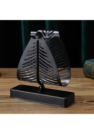 Homyl Peçetelik Tezgah Üstü Mendil Rafı Dikey Metal Kağıt Siyah