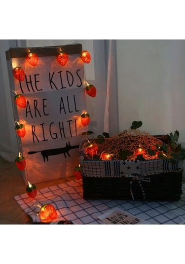 Usb Noel Çilek Işık Dize For 1.5m 10 Light For 3m 20 Light Diğer