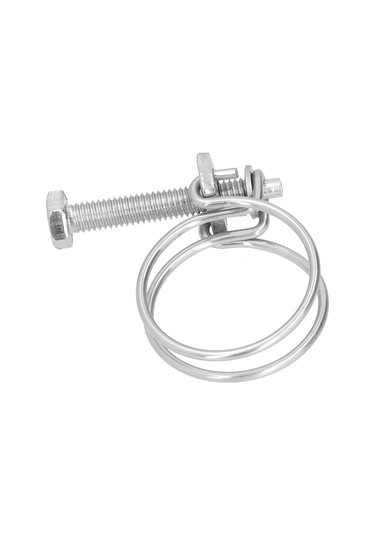 Samdoo 201 Paslanmaz Çelik Çift Tel, Korozyona Dayanıklı, Ayarlanabilir Hortum Klipsi, 19-22 Mm Aralığı