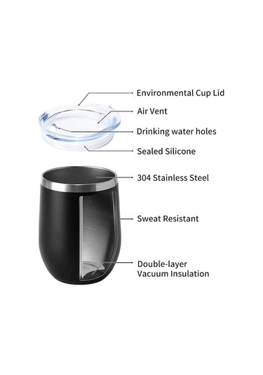 Ulzyvf Paslanmaz Çelik Termos - 12oz Sıcak/soğuk Tutan Seyahat Bardağı 110 Karakter Sınırına Uygun, Ürünün Temel Özelliklerini Ve Kullanım Alanlarını Vurgulayan Alternatif Başlık Rose Gold Rose Gold