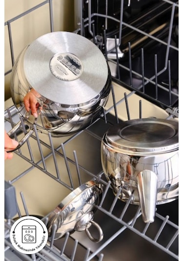 Karaca  Belinay İndüksiyon Tabanlı Midi Metal Çaydanlık Takımı