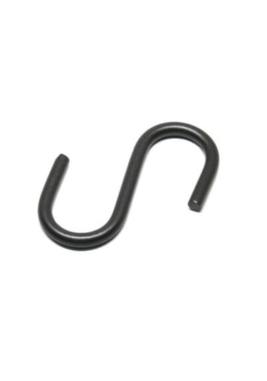 S Kanca Demiri Antrasit Askı Kancası 2 Adet Antrasit