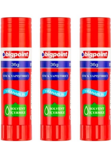 Bigpoint Stick Yapıştırıcı 36 Gr 3 Adet Bp490