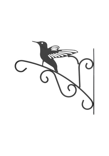 Springsun Kuş Desenli Demir Çelik Duvarlı Asma Bitki Sepeti - Balkon, Salon Dekorasyonu, Kolay Kurulum, Dayanıklı Yapı