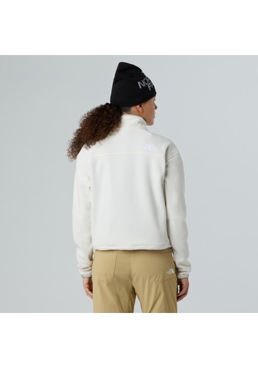 The North Face Kadın Glacıer Fleece 1/2 Zıp Shortceket Nf0a8d2cqlı1 Beyaz
