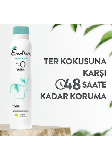 Emotion Aqua Kiss Kadın Sprey Deodorant 6 x 200 ML