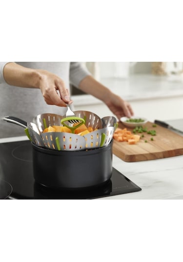 Joseph Joseph Jj Bloom Katlanır Buharda Pişirme Sepeti - Paslanmaz Çelik