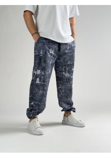 Cocopelli Paça Ayarlamalı Erkek Jogger Pantolon Coc3171 Desenli