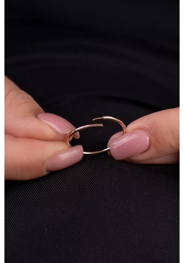 Lucente Küçük 20 Mm Halka Küpe, 925 Ayar Gümüş 238424232 Altın