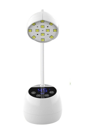 Xurunkeji Jel Tırnaklar İçin 36w Mini Uv Işıklı Kablosuz Uv Led Tırnak Lambası, Akıllı Sensör Ve 4 Zamanlayıcı İle Şarj Edilebilir Tırnak Kurutucuları