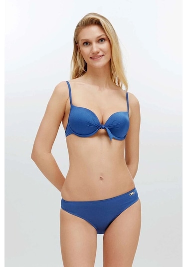 U.S. Polo Assn. Kadın Lacivert Bikini Takım Lacivert