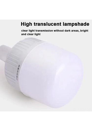 Ximistore9 6 Adet 60w Şarj Edilebilir Acil Led Ampulü - Kamp, Ev İçin Su Geçirmez, 3 Seviye Işık Regülasyonlu Aydınlatma Diğer