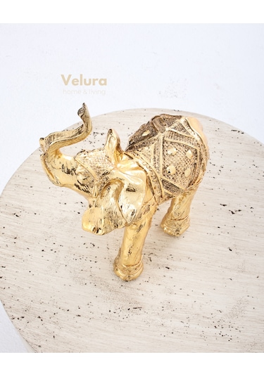 Timur Gold Fil Biblo & Heykel & Büst & Figür