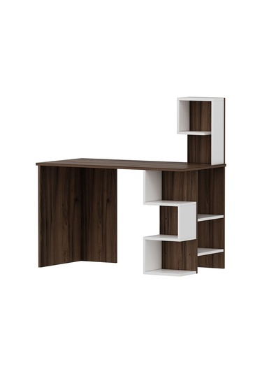 Twist Çalışma Masası - Ceviz / Beyaz Ceviz / Beyaz Beyaz - Ceviz