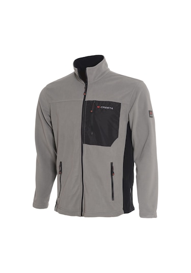 Cresta Outdoor Çift Renkli Mikro Polar Fermuarlı Erkek Ceket