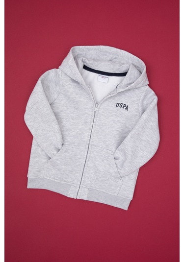 U.s. Polo Assn. Erkek Çocuk Açık Gri Hırka Örme 50313852-vr001 Acık Grı