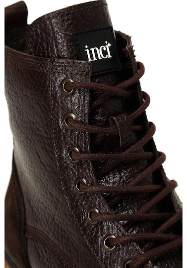 İnci 101924645 Reve Kahverengi Erkek Hakiki Deri Postal Kahverengi