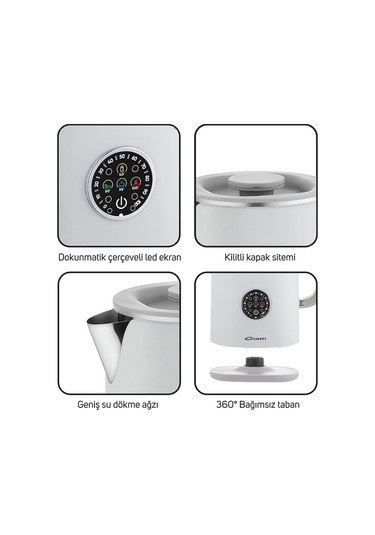 Conti Ck-300 Therma 1.7 L 1500 W Dijital Kettle