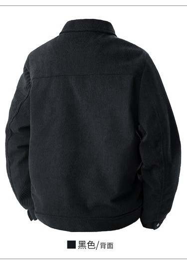 Baharlık Gömlek Yaka Şık Ve Spor Erkek Mont Ceket Siyah