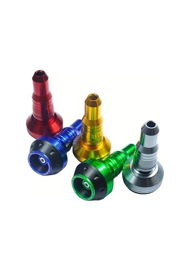 Chuangyinshop Universal 1 Adet Golden M10 Alüminyum Alaşım Off-road Motosikletler İçin Çerçeve Kaydırıcı Egzoz Koruyucu Motor Koruma Çubuğu