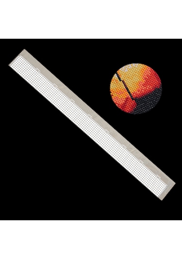 Xiyyadms Elmas Boyama İçin Paslanmaz Çelik Cetvel - Mükemmel Hizalama Aracı Diğer