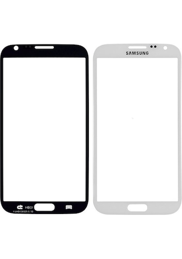Samsung Uyumlu Galaxy Note 2 N7100 Ön Cam Dokunmatik Lens Beyaz
