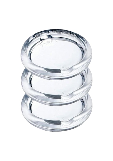 Pyrex Cam Süt Taşırmaz 3 Adet Taş Diğer