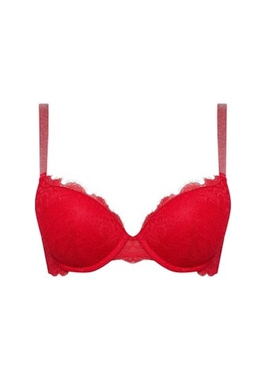 DeFacto Dantelli Dolgulu Kırmızı Bra-Fall in Love D6408AX24WNRD59