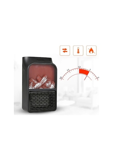 Wondernest Şömine Jl Jialan Isıtıcı Isıtıcı Fan Ev Elektrikli Alevli 900w 3d Dy