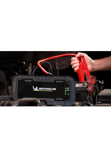 Michelin Mjs160 12volt 2000amp Lityum Polimer Akü Takviye + Powerbank + Led Lamba