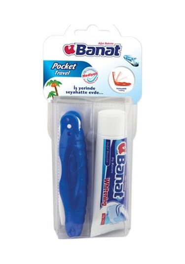 Banat Pocket Travel Diş Fırçası Seyahat Seti