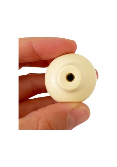 8 Adet Kamelya Kulp Krem Polimer Düğme Kulp Mantar Mobilya Mutfak Dolabı Çekmece Kulbu Kulpları