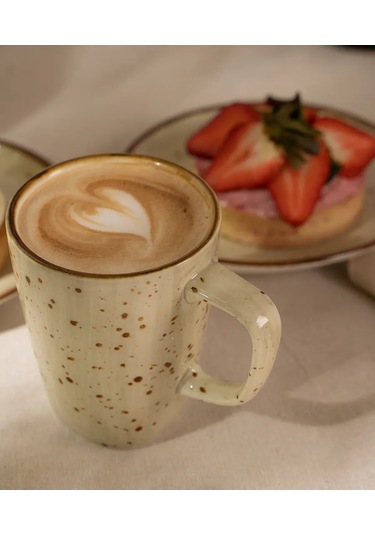 Magistro Çay Kupası 2 Adet 320 Ml Mediterana Porselen 214677232 Kahverengi