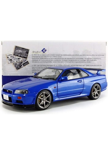 1 18 Solido Nissan Skyline Gt-r r34 1999 Model Araba