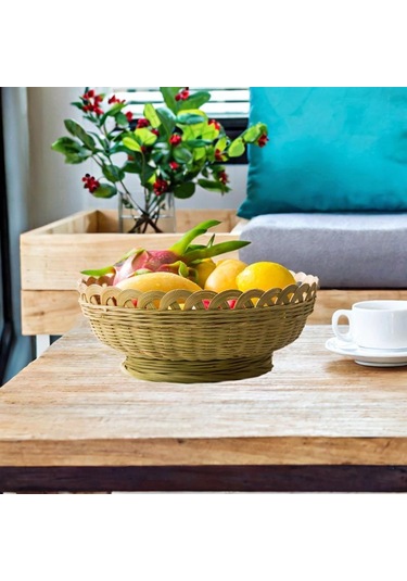 Suntek Bambu Ekmek Sepeti Masaüstü Organizatör Küçük