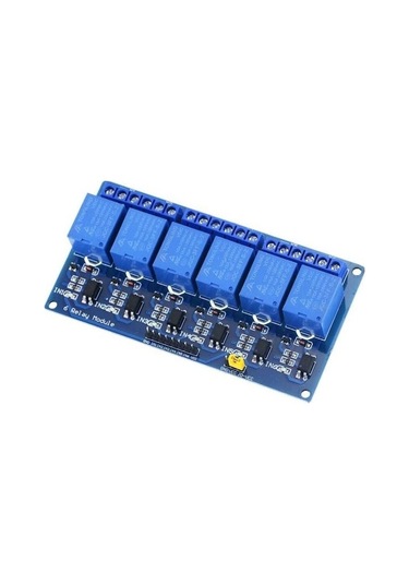 6 Kanal 24v Röle Kartı 24v 6 Kanal Röle Modülü
