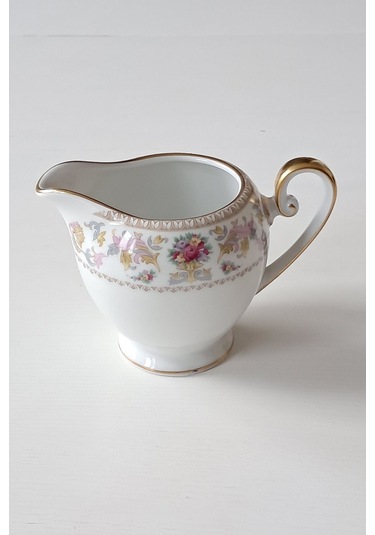 Tirschenreuthe 1838 Vintage Porselen Sütlük/sosluk Çok Renkli