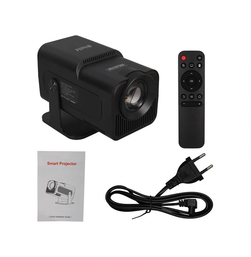 Hello Hy320 Android 11 Akıllı Led Ayarlanabilir Projeksiyon Fhd Kablosuz Görüntü Aktarım Destekli Ev