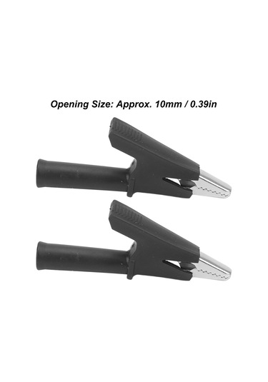 Yaozixa 10 Adet Elektrik Test İğnesi - 10mm Açılış, 10a Akım, 4mm Soketli, Pvc Islaklı, Araç Bataryası Ve Elektrik Projeleri İçin Siyah