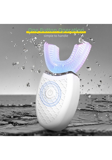 Dianziye Pink U-shaped Electric Toothbrush With 3 Modes - Ipx7 Waterproof, Usb Rechargeable, 5000-15000hz Titreşimli For Deep Cleaning Çok Renkli