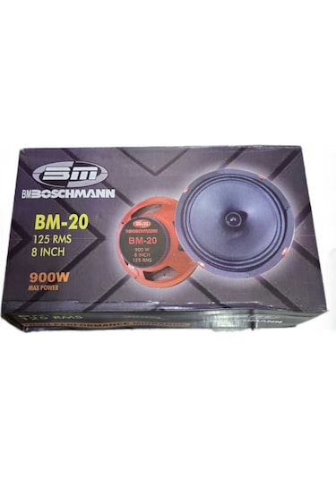 Boschmann Bm-20 Midrange 20cm 900 Watt 125 Rms 2 Adet