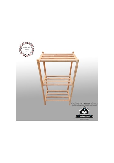 Çiçek Standı 6 - Çiçeklik -Saksılık- Çiçek Rafı -Balkon Düzenleme