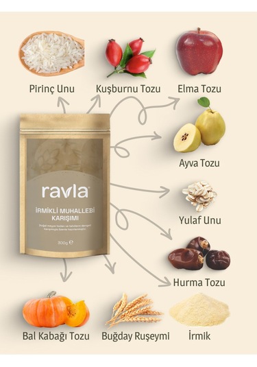 Ravla İrmikli Muhallebi Karışımı - 300 G