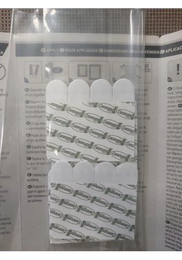 Command Tablo Askıları, Beyaz, Orta Boy, 8 Çift 160071013 Diğer