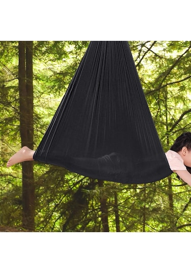 Suntek Çocuk Salıncak Hamak Balkon Için Anti Tip Sandalye Siyah