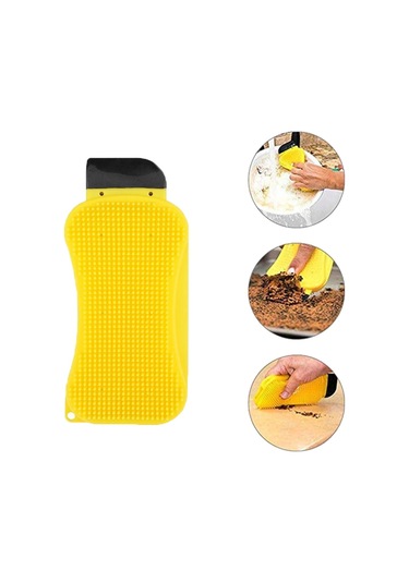 Çok Fonksiyonlu Deterjan Hazneli Pratik Bulaşık Yıkama Fırçası 5